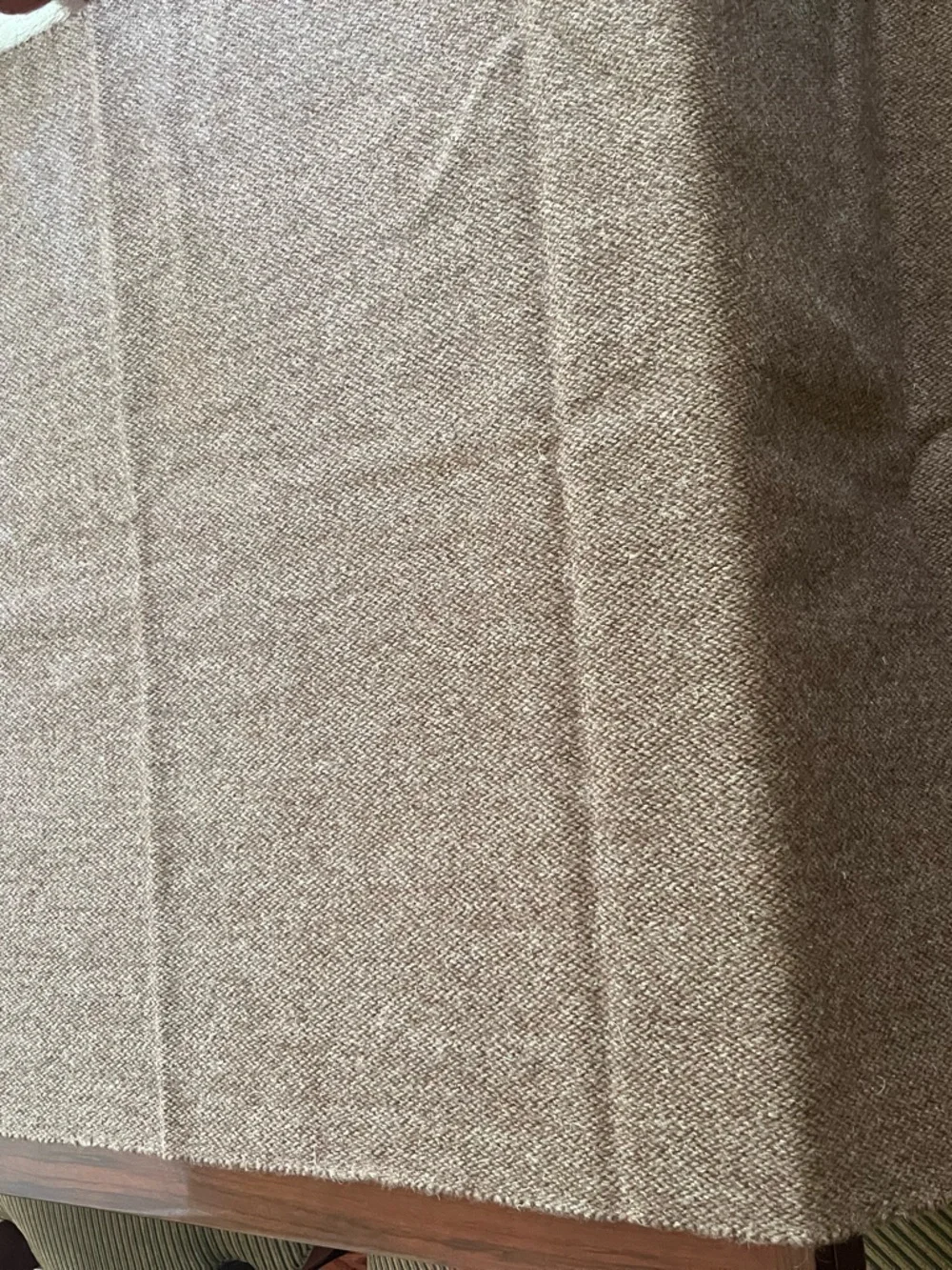 Designer Heavy Duty Textured Harris Tweed fabric- Neutral Taupe